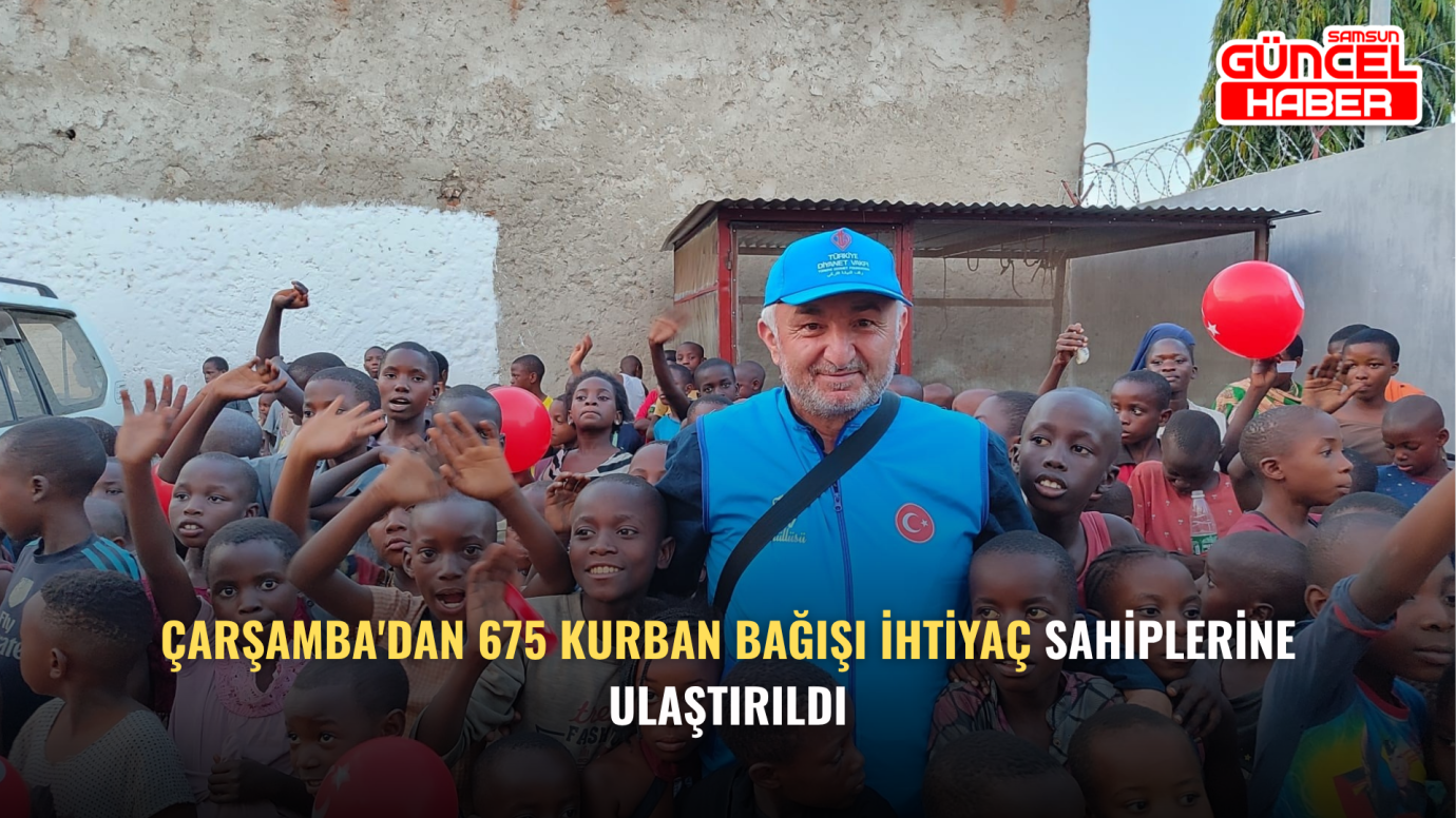 Çarşamba'dan 675 Kurban Bağışı İhtiyaç Sahiplerine Ulaştırıldı