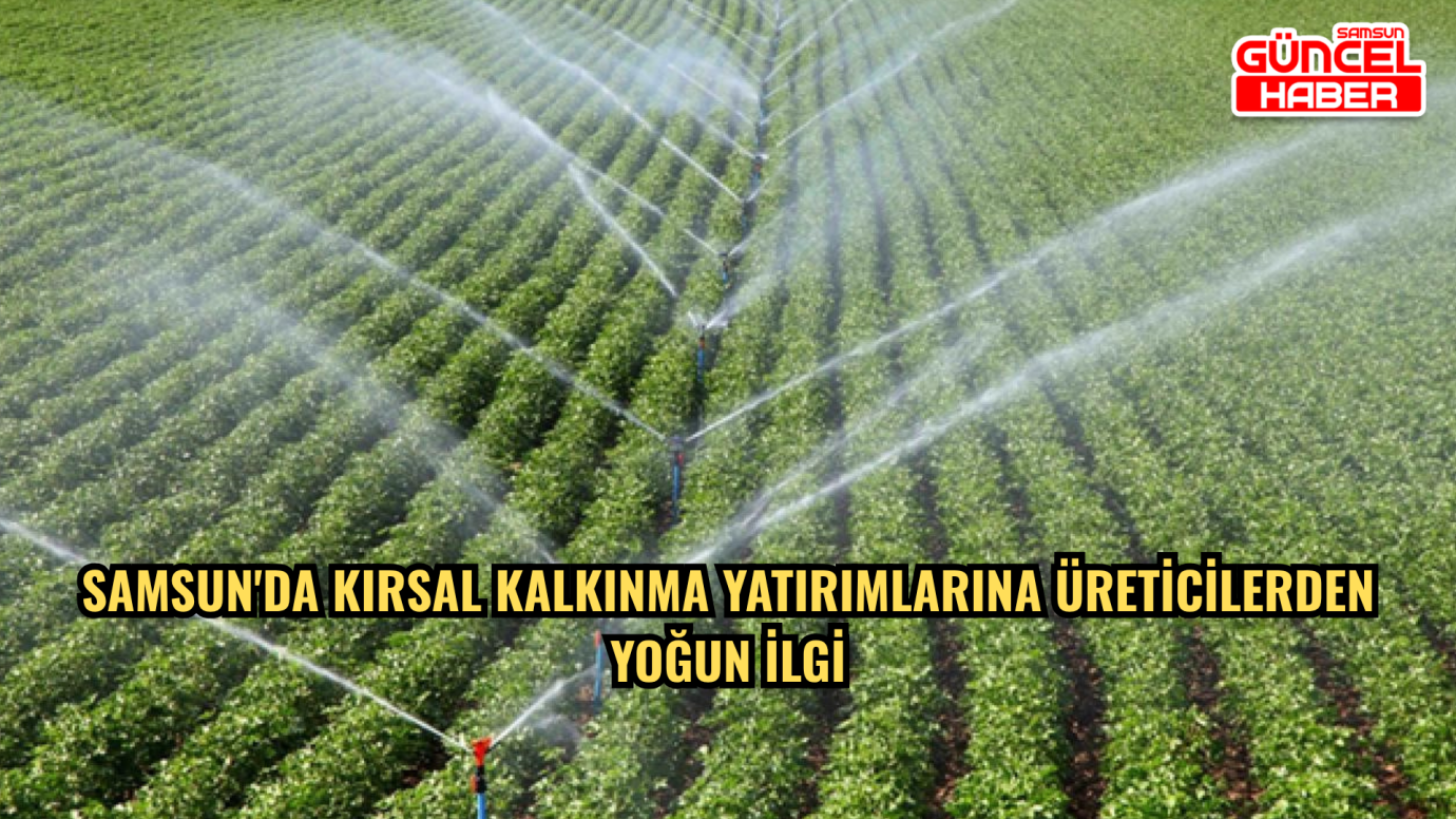 Samsun'da kırsal kalkınma yatırımlarına üreticilerden yoğun ilgi