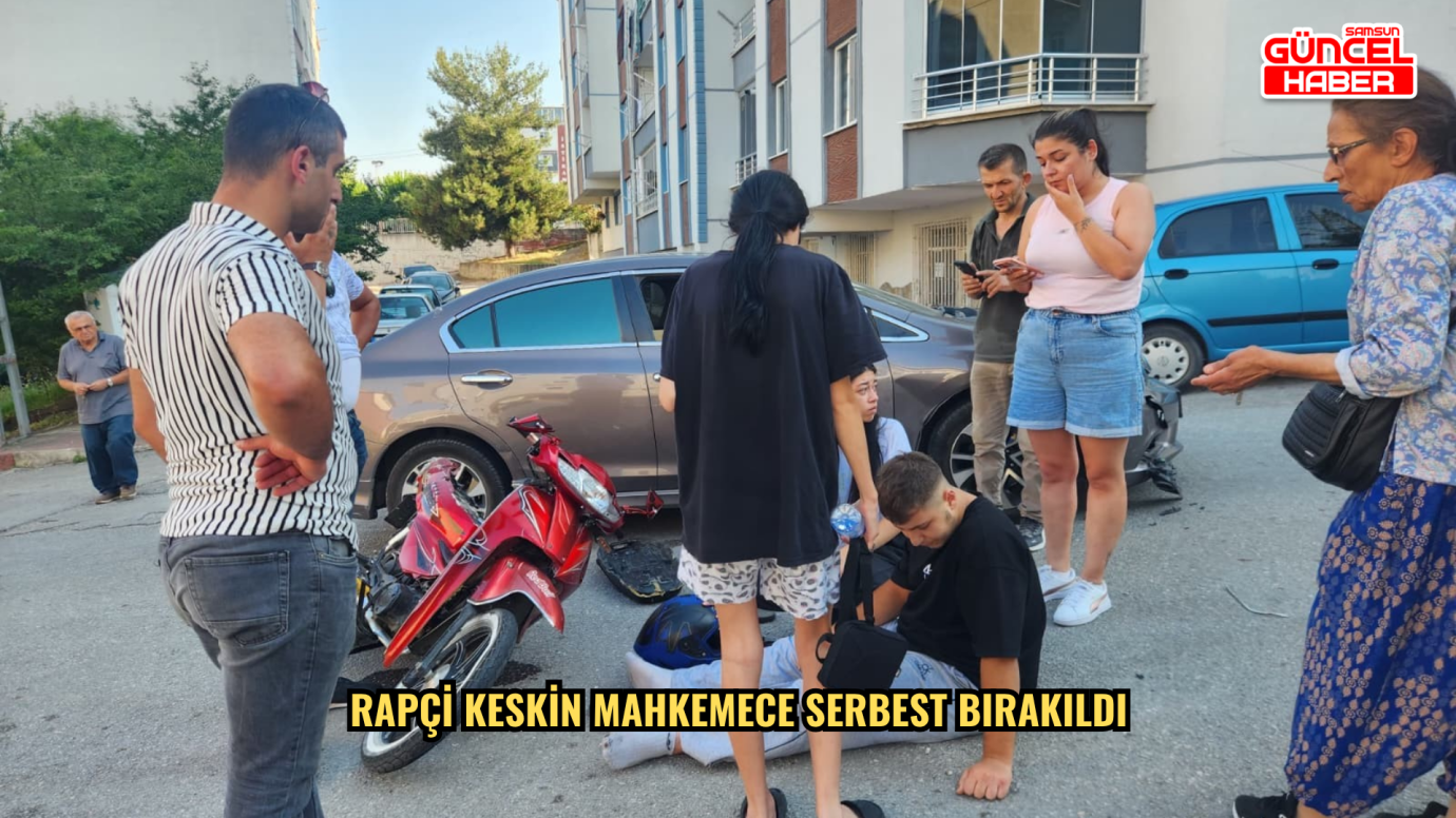 Otomobille motosiklet çarpıştı: 1 yaralı