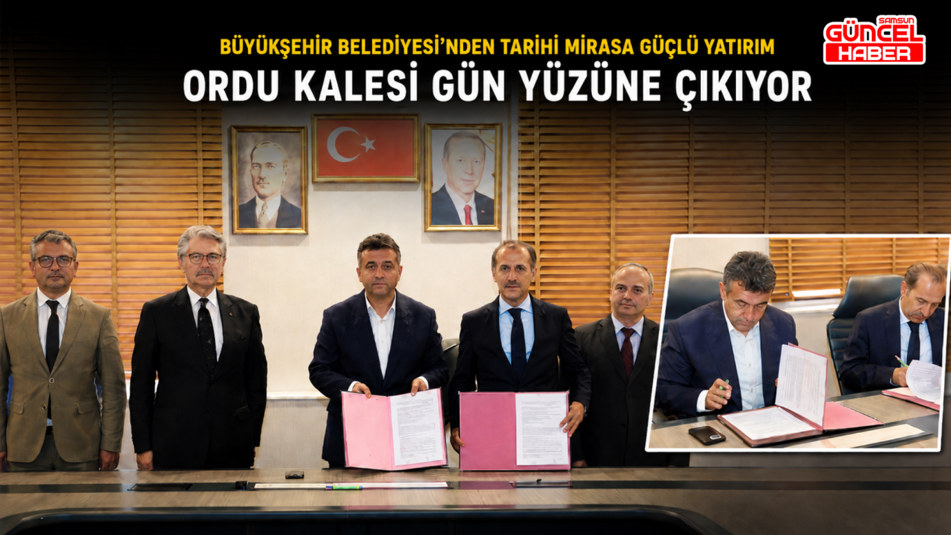 BÜYÜKŞEHİR BELEDİYESİ’NDEN TARİHİ MİRASA GÜÇLÜ YATIRIM  ORDU KALESİ GÜN YÜZÜNE ÇIKIYOR