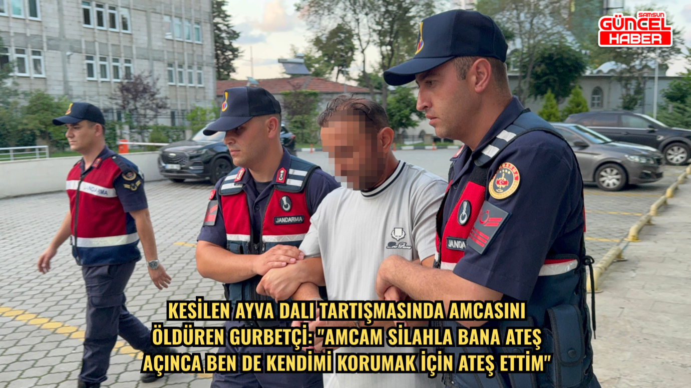Kesilen ayva dalı tartışmasında amcasını öldüren gurbetçi: 
