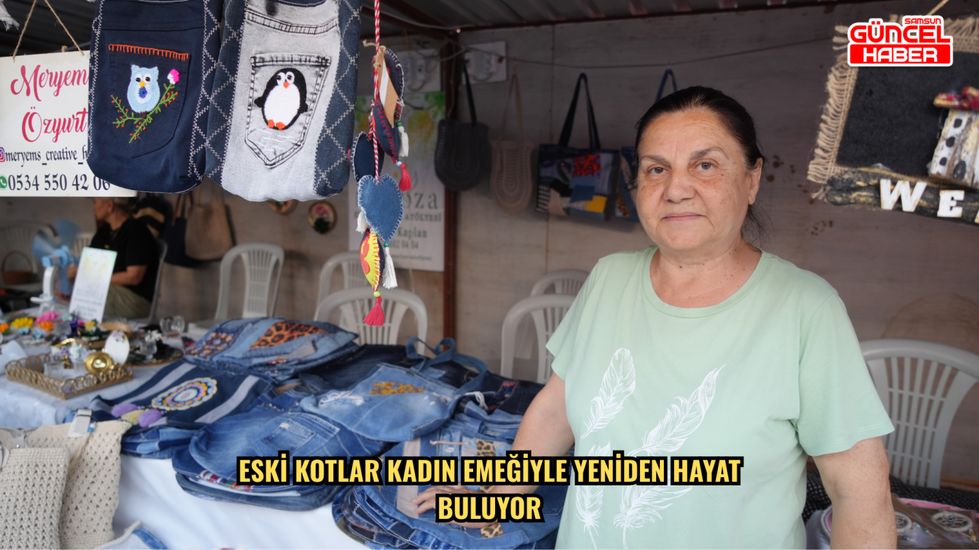 Eski kotlar kadın emeğiyle yeniden hayat buluyor