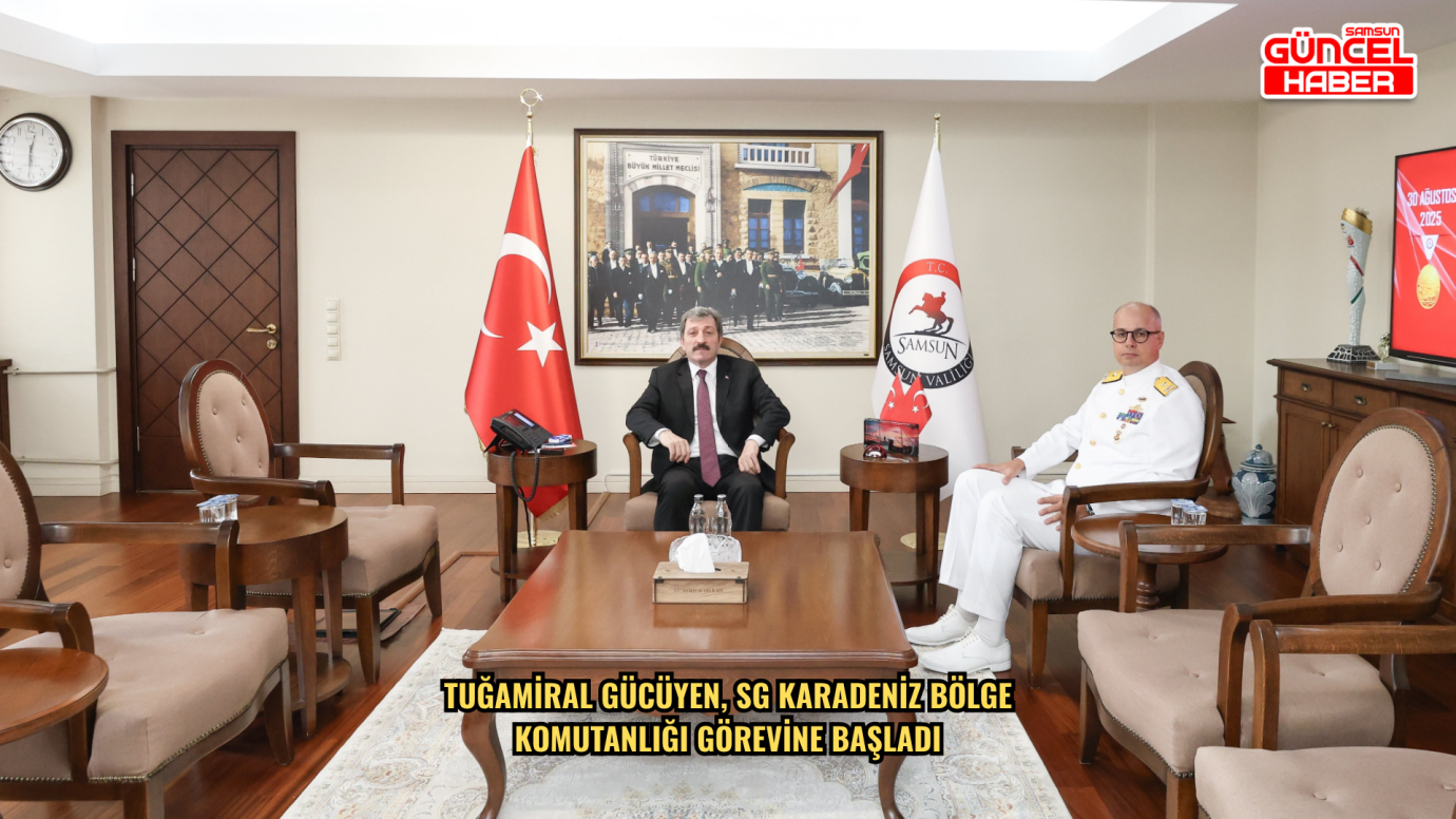 Tuğamiral Gücüyen, SG Karadeniz Bölge Komutanlığı görevine başladı