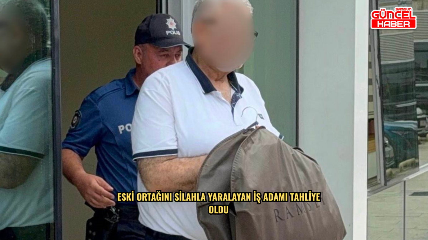 Eski ortağını silahla yaralayan iş adamı tahliye oldu