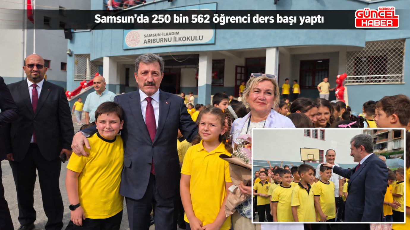 Samsun’da 250 bin 562 öğrenci ders başı yaptı