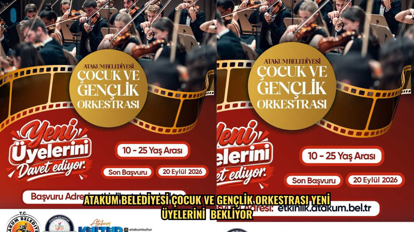 Atakum Belediyesi Çocuk ve Gençlik Orkestrası yeni üyelerini  bekliyor