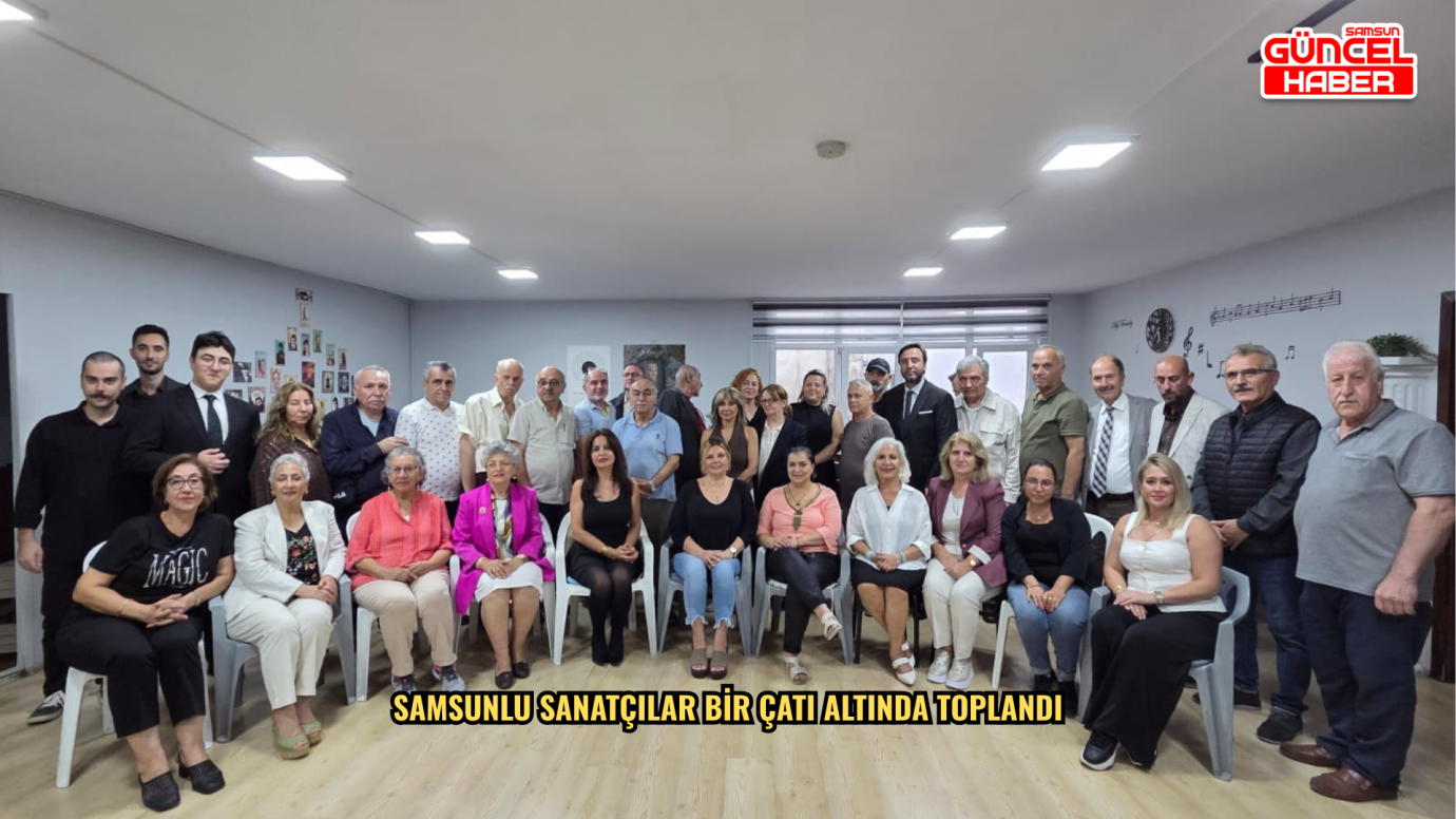 Samsunlu sanatçılar bir çatı altında toplandı