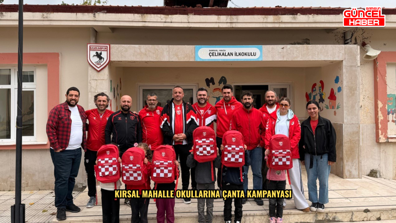 Kırsal mahalle okullarına çanta kampanyası