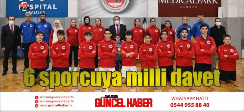 6 sporcuya milli davet