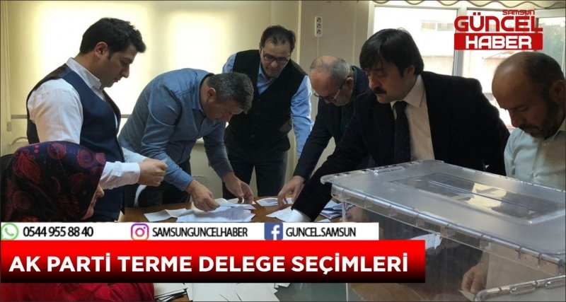 AK PARTİ TERME DELEGE SEÇİMLERİ