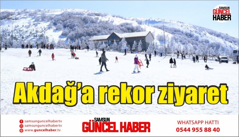 Akdağ’a rekor ziyaret