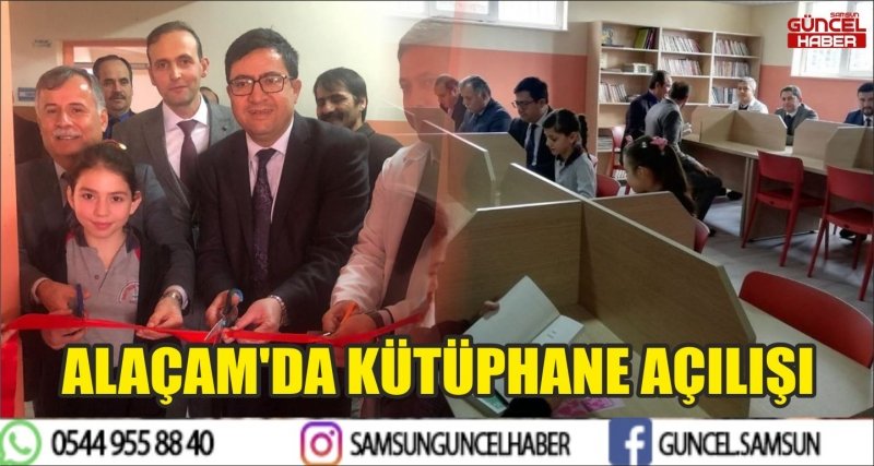 ALAÇAM'DA KÜTÜPHANE AÇILIŞI