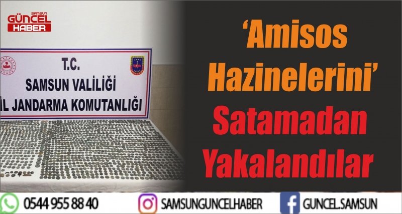 ‘Amisos Hazinelerini’ Satamadan Yakalandılar 