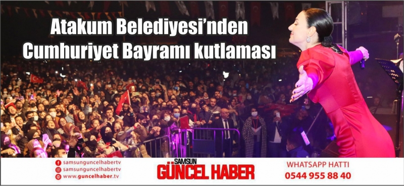 Atakum Belediyesi’nden Cumhuriyet Bayramı kutlaması