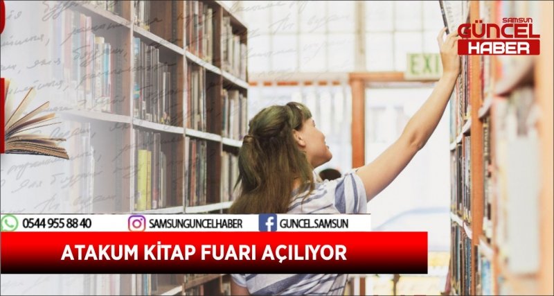 ATAKUM KİTAP FUARI AÇILIYOR