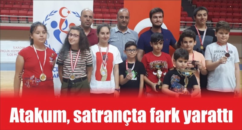 Atakum, satrançta fark yarattı
