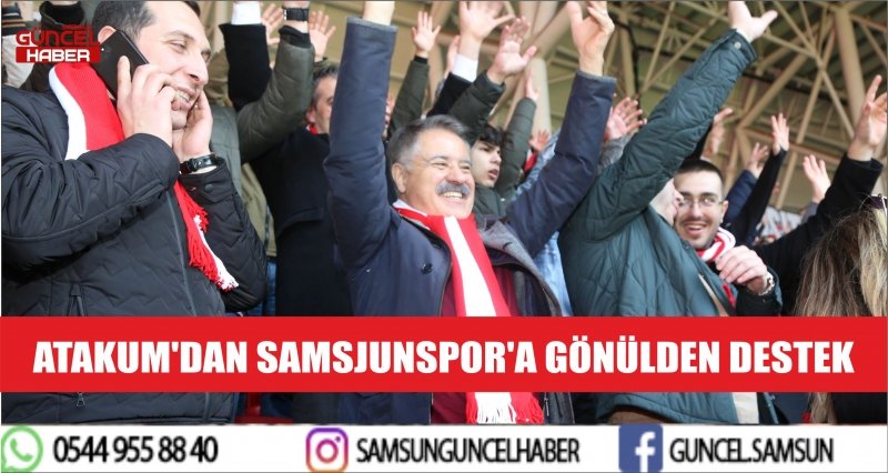 ATAKUM'DAN SAMSJUNSPOR'A GÖNÜLDEN DESTEK