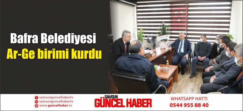 Bafra Belediyesi Ar-Ge birimi kurdu