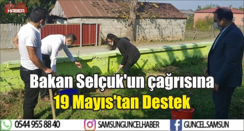 Bakan Selçuk'un çağrısına 19 Mayıs'tan Destek  