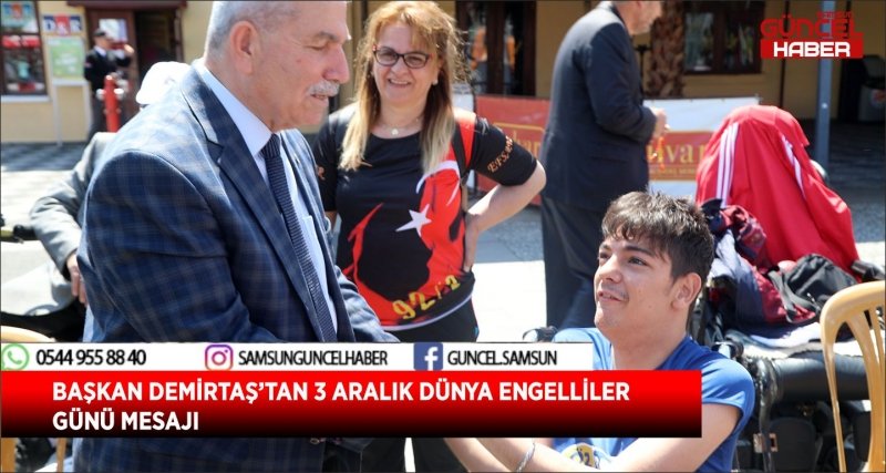 BAŞKAN DEMİRTAŞ’TAN 3 ARALIK DÜNYA ENGELLİLER GÜNÜ MESAJI