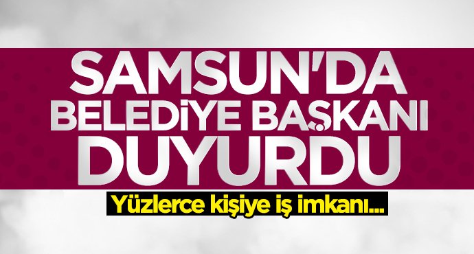 Başkan Halit Doğan duyurdu!