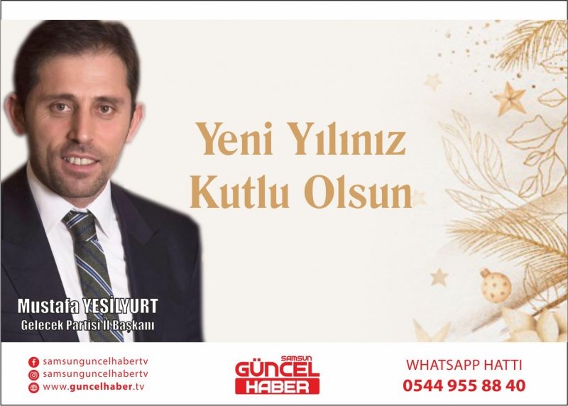 BAŞKAN YEŞİLYURT’TAN YENİ YIL MESAJI