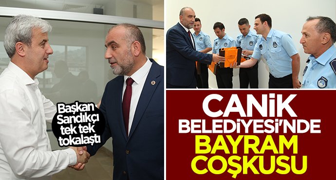 Canik Belediyesi'nde bayram coşkusu