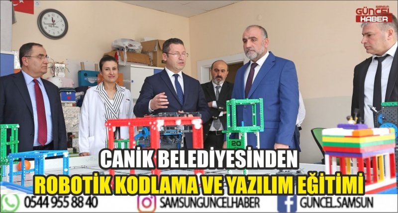 CANİK BELEDİYESİNDEN ROBOTİK KODLAMA VE YAZILIM EĞİTİMİ