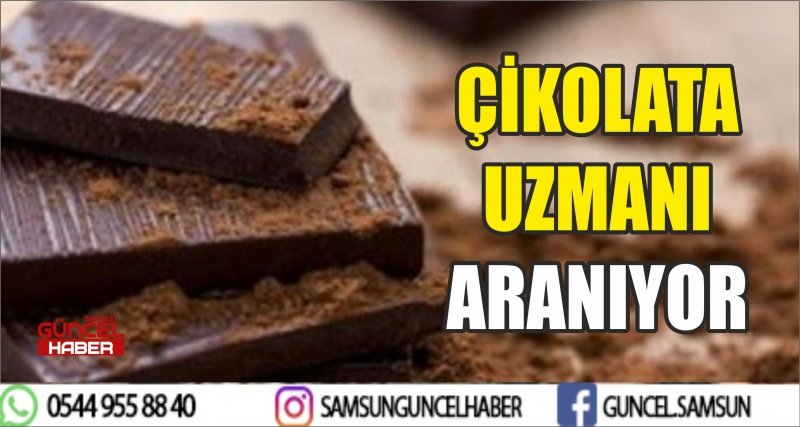 ÇİKOLATA UZMANI ARANIYOR