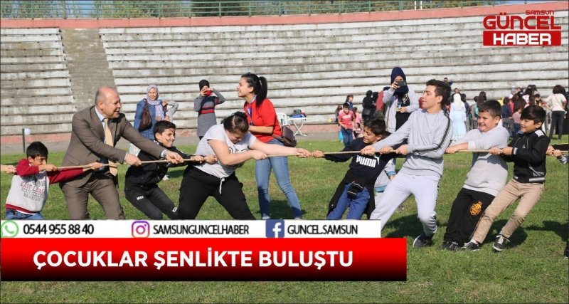 ÇOCUKLAR ŞENLİKTE BULUŞTU