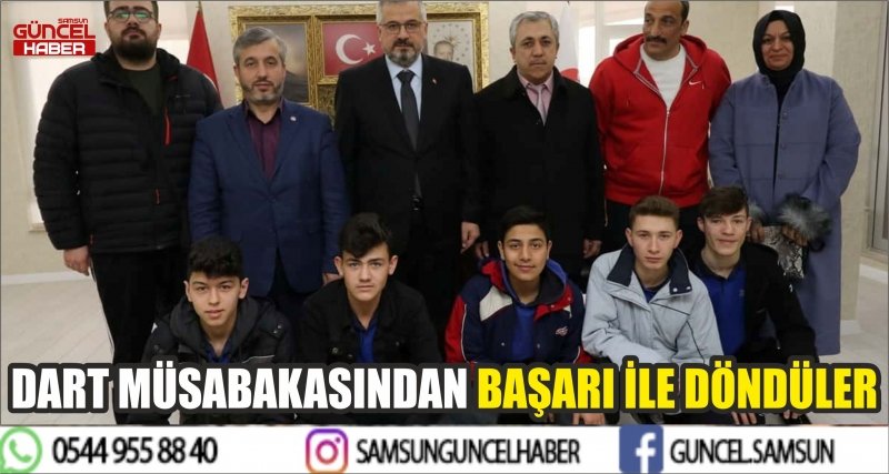 DART MÜSABAKASINDAN BAŞARI İLE DÖNDÜLER