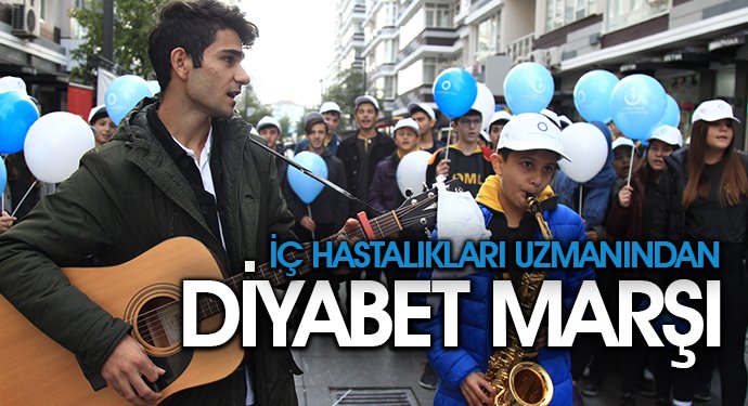 Diyabete dikkati çekmek için 