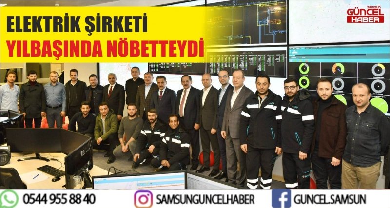 ELEKTRİK ŞİRKETİ YILBAŞINDA NÖBETTEYDİ