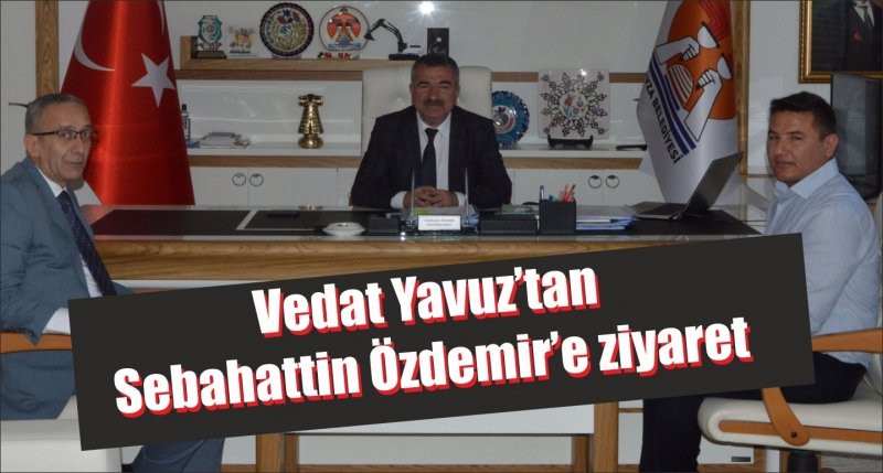 Emniyet Müdürü Vedat Yavuz Başkan Özdemir’i ziyaret etti