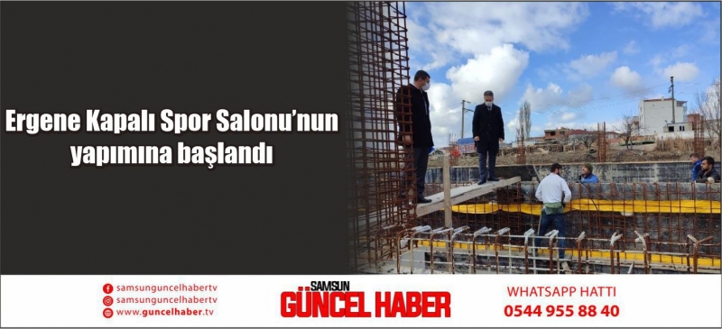 Ergene Kapalı Spor Salonu’nun yapımına başlandı