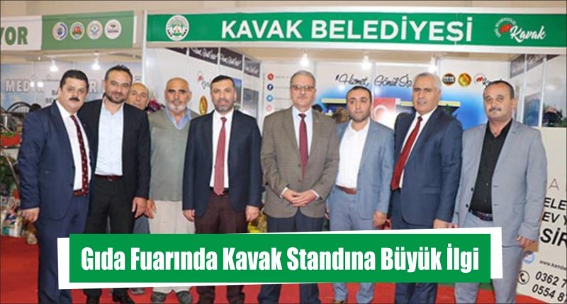 Gıda Fuarında Kavak Standına Büyük İlgi