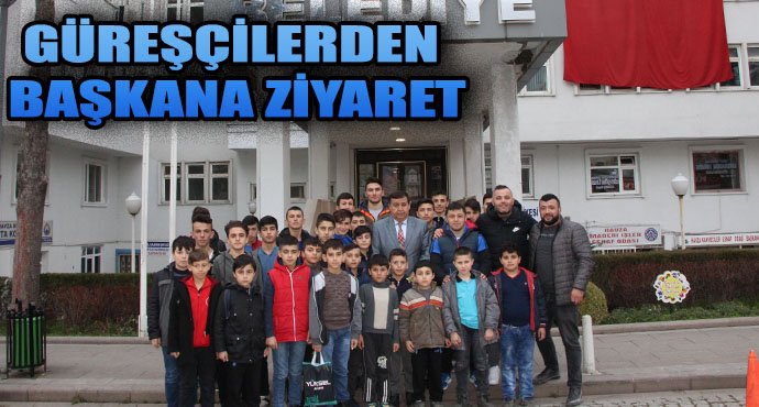 Güreşçilerden Başkana Ziyaret