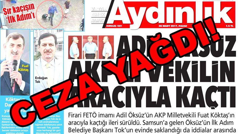  İFTİRA'YA CEZA YAĞDI