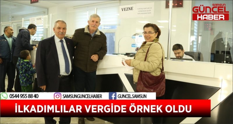 İLKADIMLILAR VERGİDE ÖRNEK OLDU