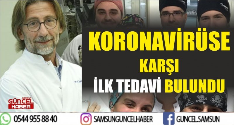 KORONAVİRÜSE KARŞI İLK TEDAVİ BULUNDU