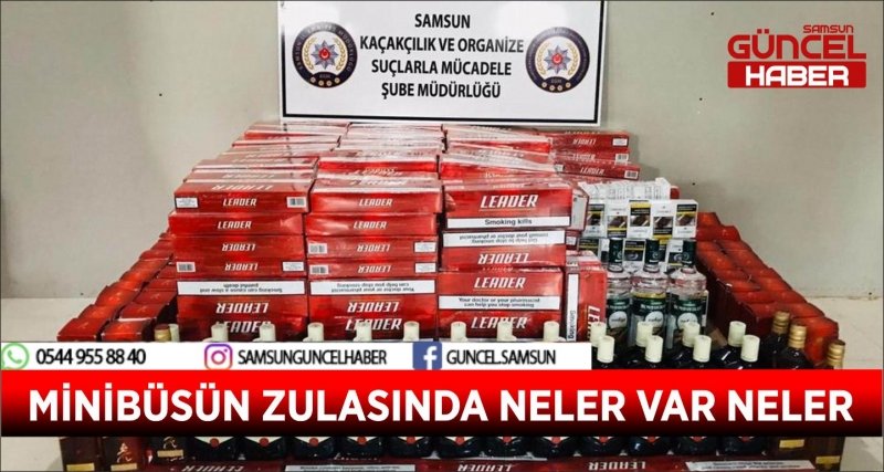 MİNİBÜSÜN ZULASINDA NELER VAR NELER