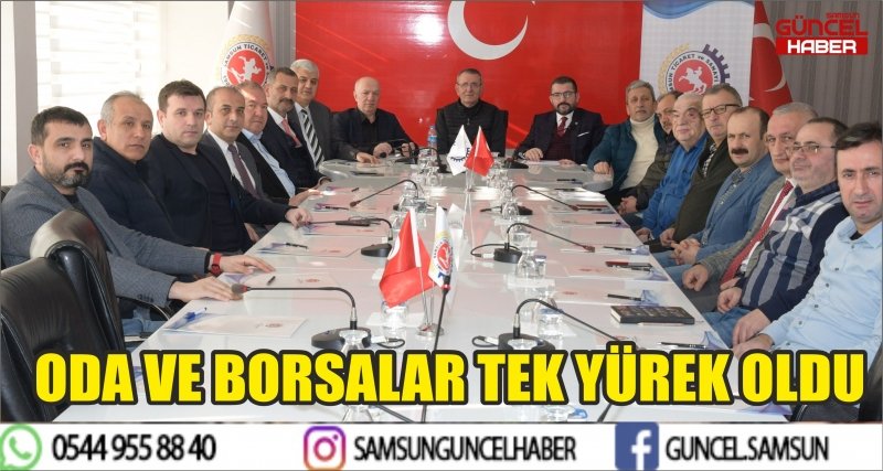 ODA VE BORSALAR TEK YÜREK OLDU