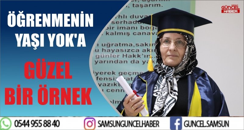 ÖĞRENMENİN YAŞI YOK'A GÜZEL BİR ÖRNEK