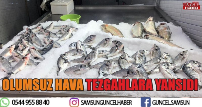 OLUMSUZ HAVA TEZGAHLARA YANSIDI