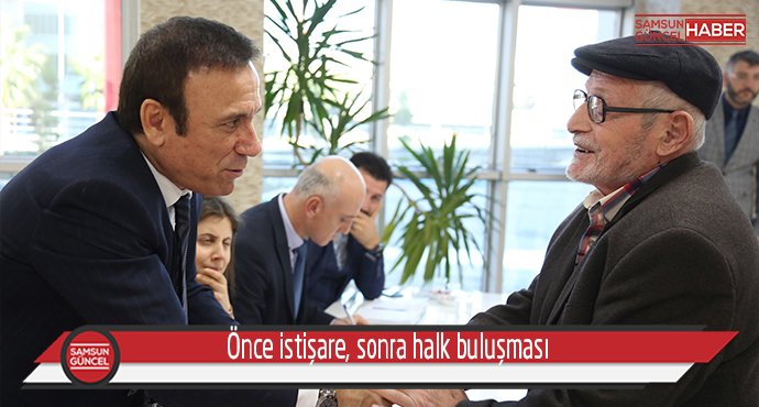 Önce istişare, sonra halk buluşması