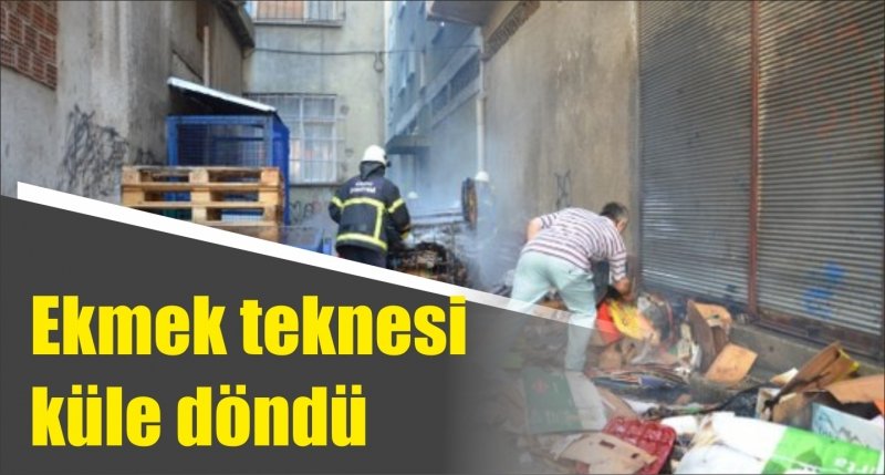 Ordu'da ekmek teknesi küle döndü 
