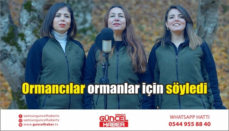Ormancılar 'ormanlar' için söyledi 