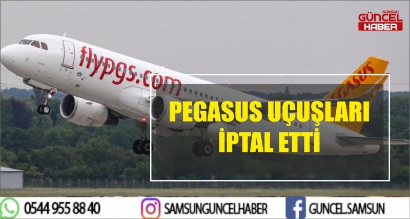 PEGASUS UÇUŞLARI İPTAL ETTİ
