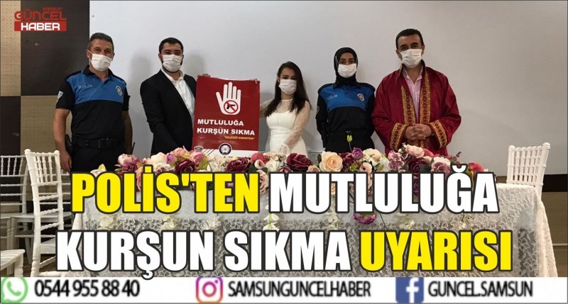 POLİS'TEN MUTLULUĞA KURŞUN SIKMA UYARISI