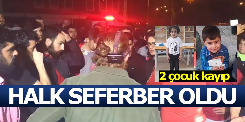 Rize'de 2 çocuk kayıp